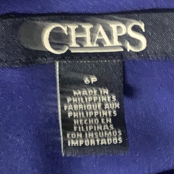 Brand New Chaps Cocktail Dress Size 6 Petite - Picture 3 of 4